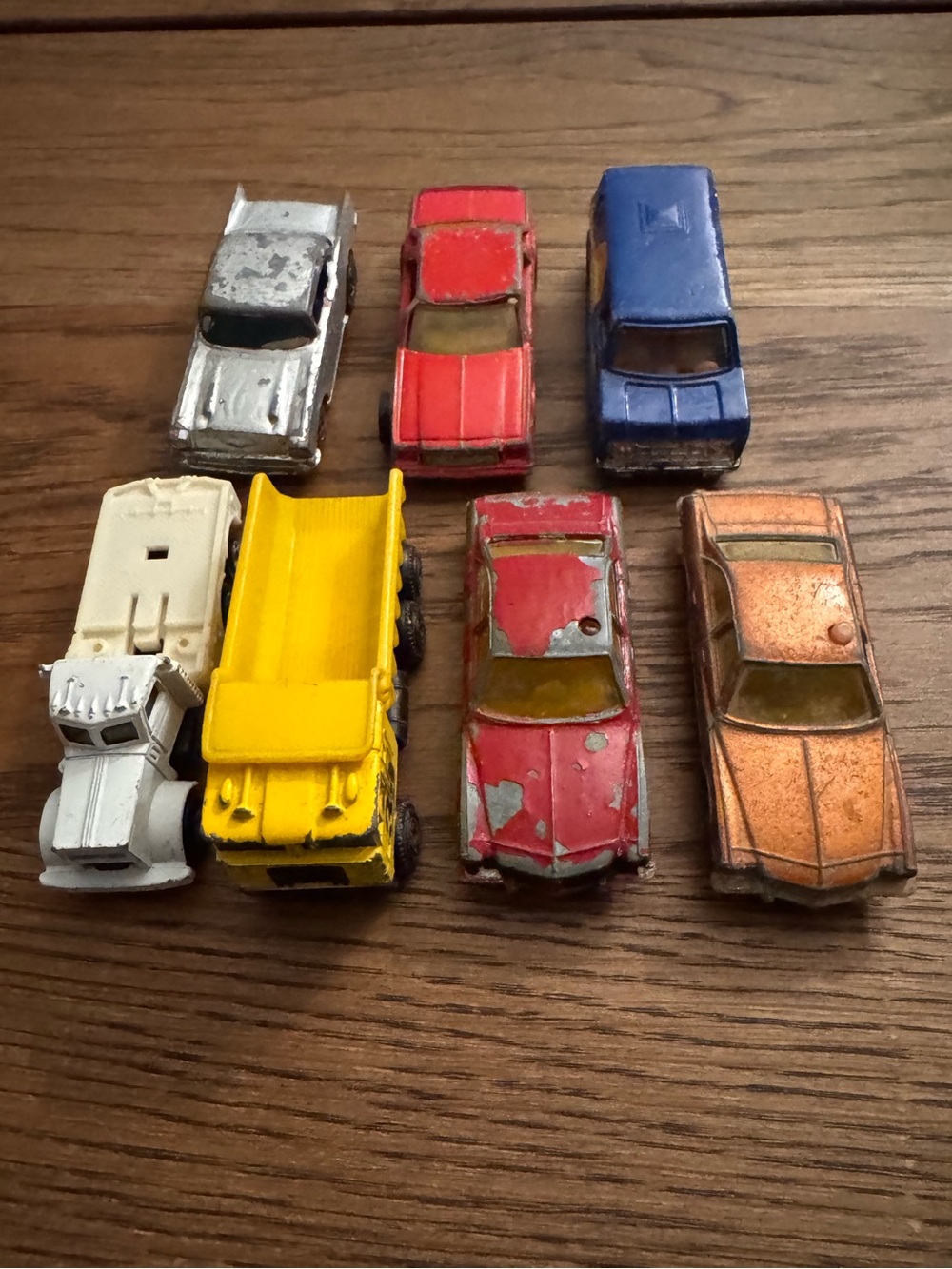 Assorted Vintage Toy Cars Lot Hot Wheels Corgi Hong Kong 70's 80's
